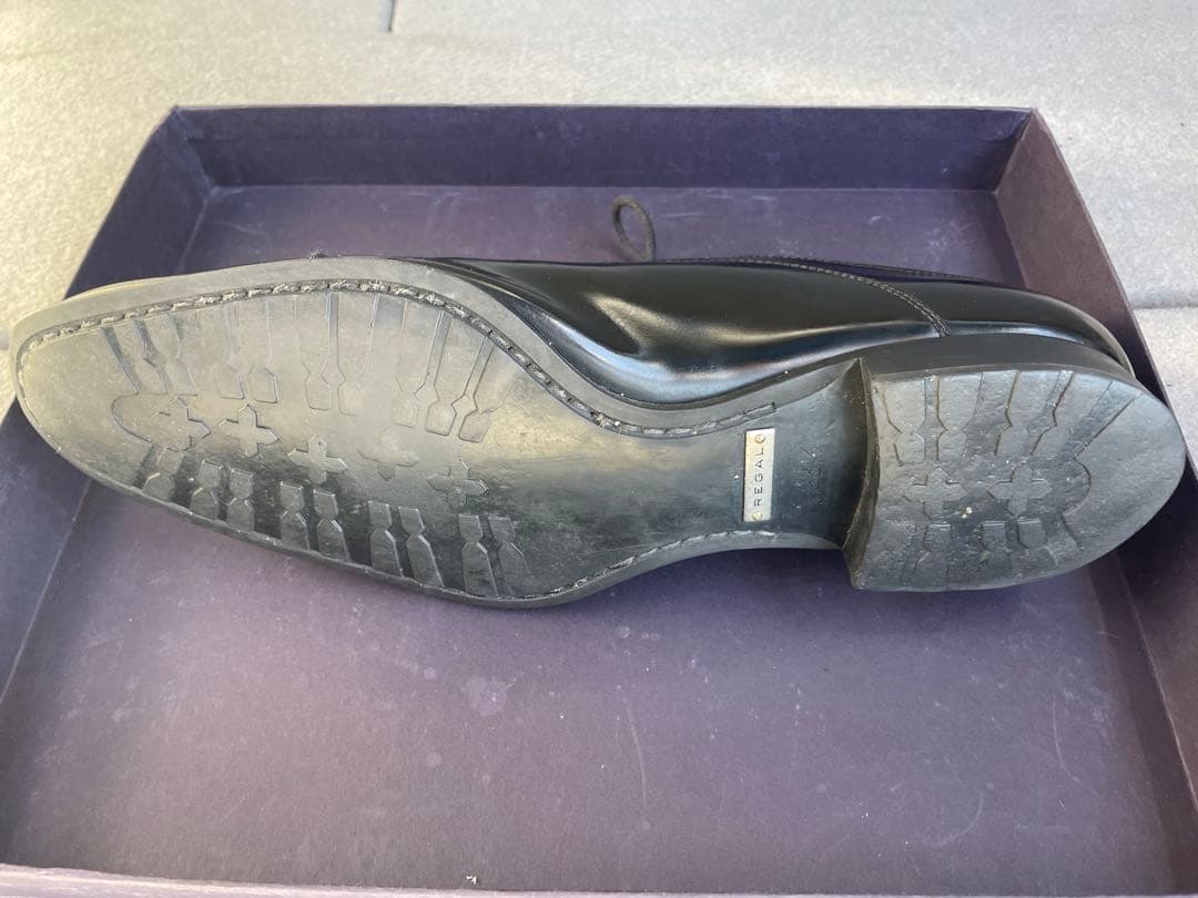 【美品】REGAL リーガル ストレートチップ ブラック 26cm ビジネス