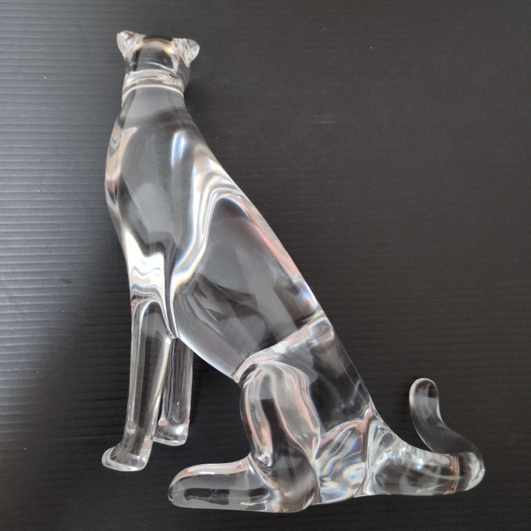 （希少）Baccarat バカラ（大型） チーター ヒョウ フィギュリン