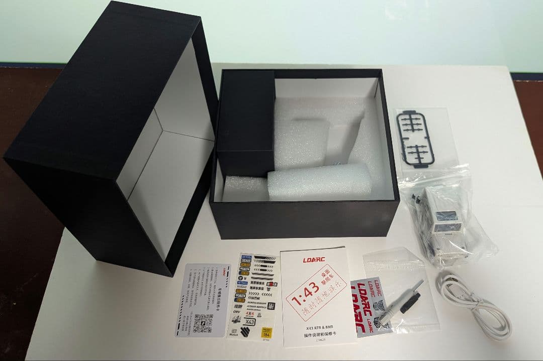 LDARC X43 RTR ミニクローラー　ホワイト ラジコン