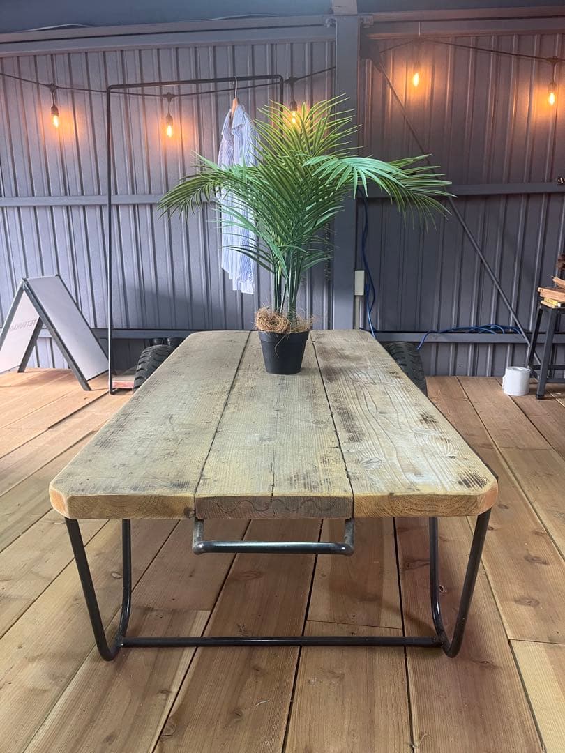 移動式アイアンテーブル　送料込み