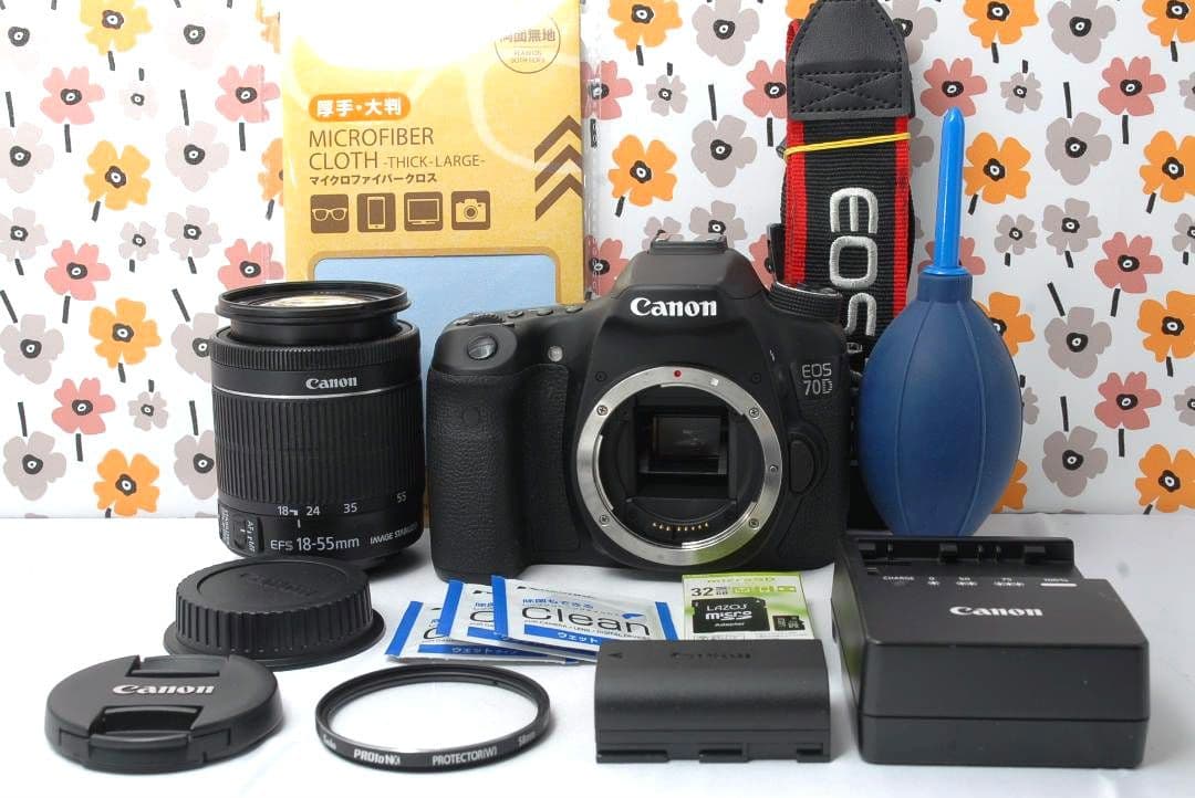 ❤Canon EOS 70D❤Wi-Fi接続❤ショット数1565回❤高画質撮影❤