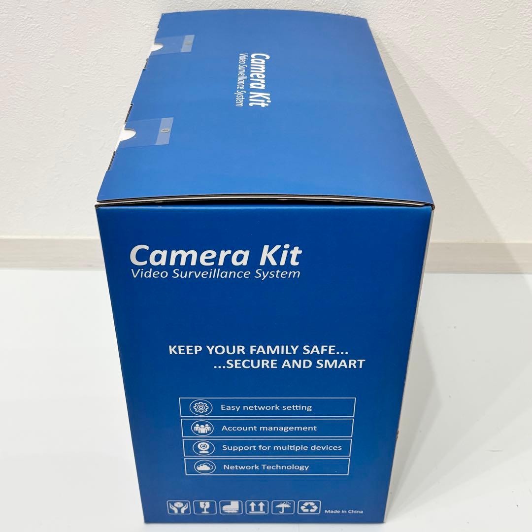 防犯カメラ 屋外 500万画素 ４台セット 1TB スマホ連動 アプリ対応