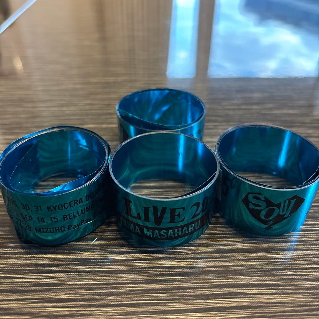 福山雅治ドームライブ2025 SOUL 銀テープ９色セット　継続記念トークバック