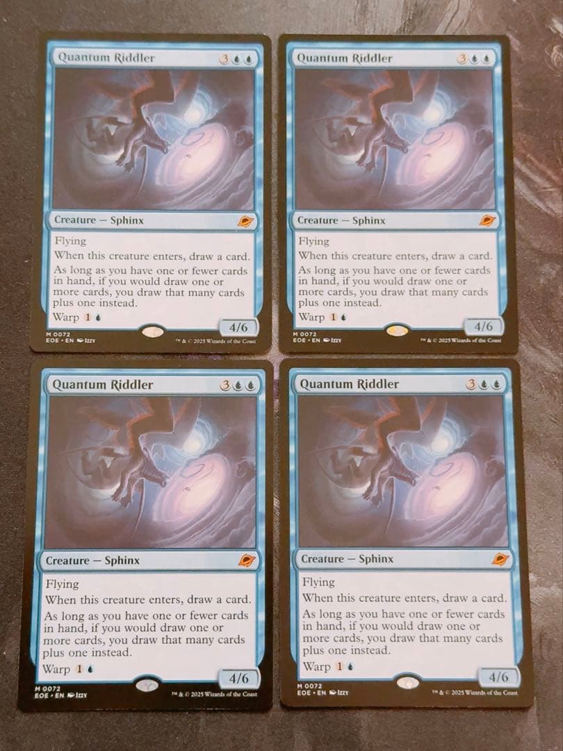 量子の謎かけ屋　英語　4枚セット