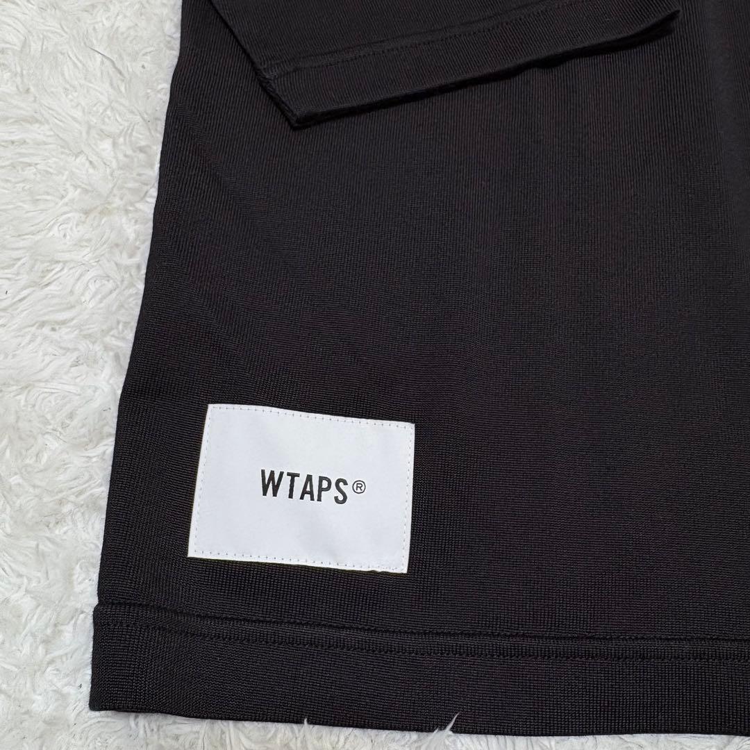 ダブルタップス WTAPS フットボール Tシャツ ロンT 長袖　黒 ブラック