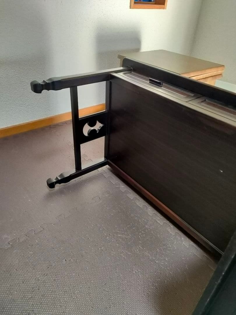 最高峰　唐木文机 ダークブラウン 　アンティーク