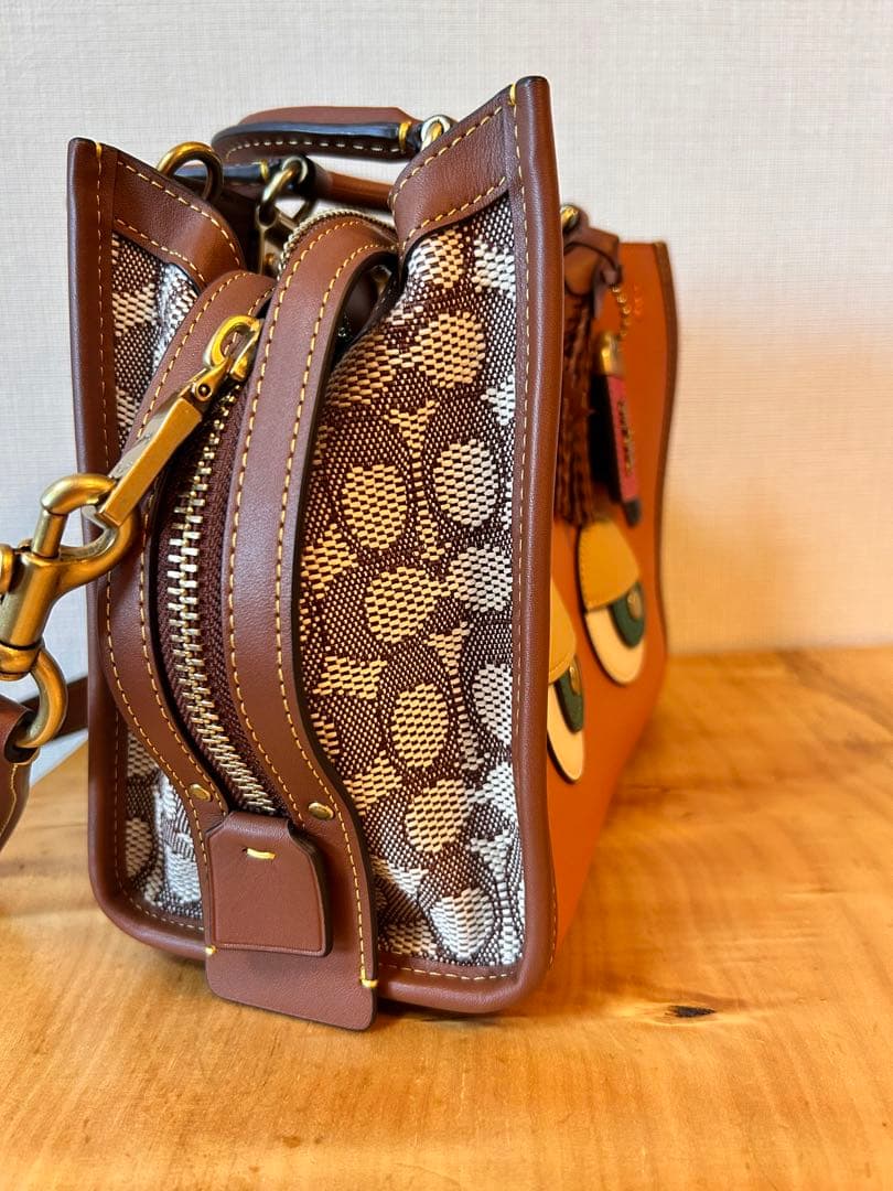 ☆美品☆COACH ローグ25シグネチャードリーミー　コーチーズ