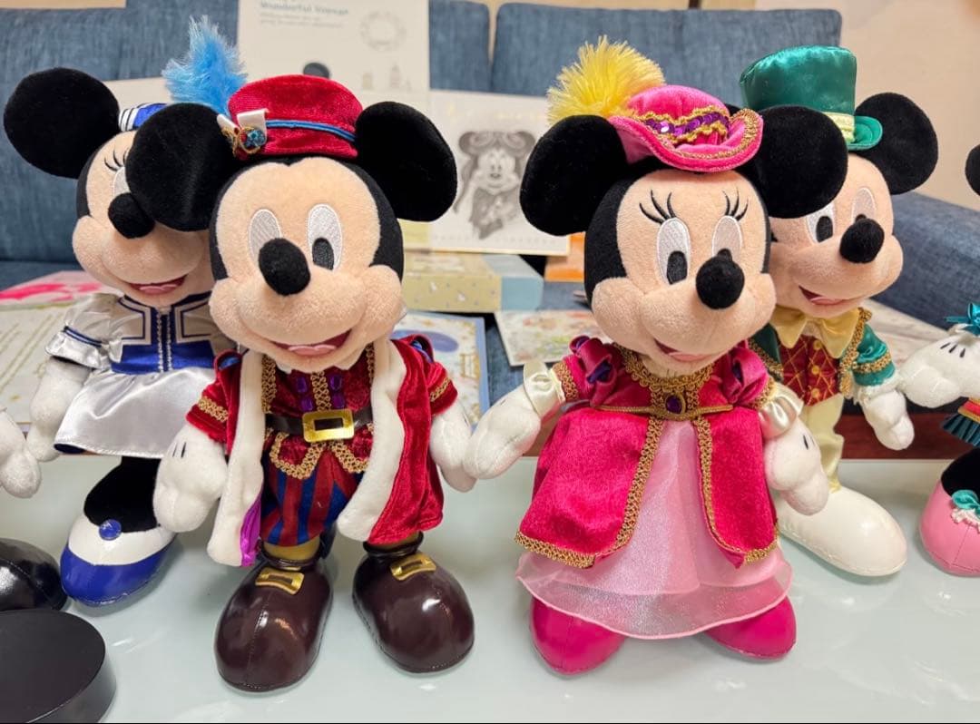 宿泊者限定 10点 東京ディズニーシー　ホテルまとめ　ミッキー&ミニーぬいぐるみ