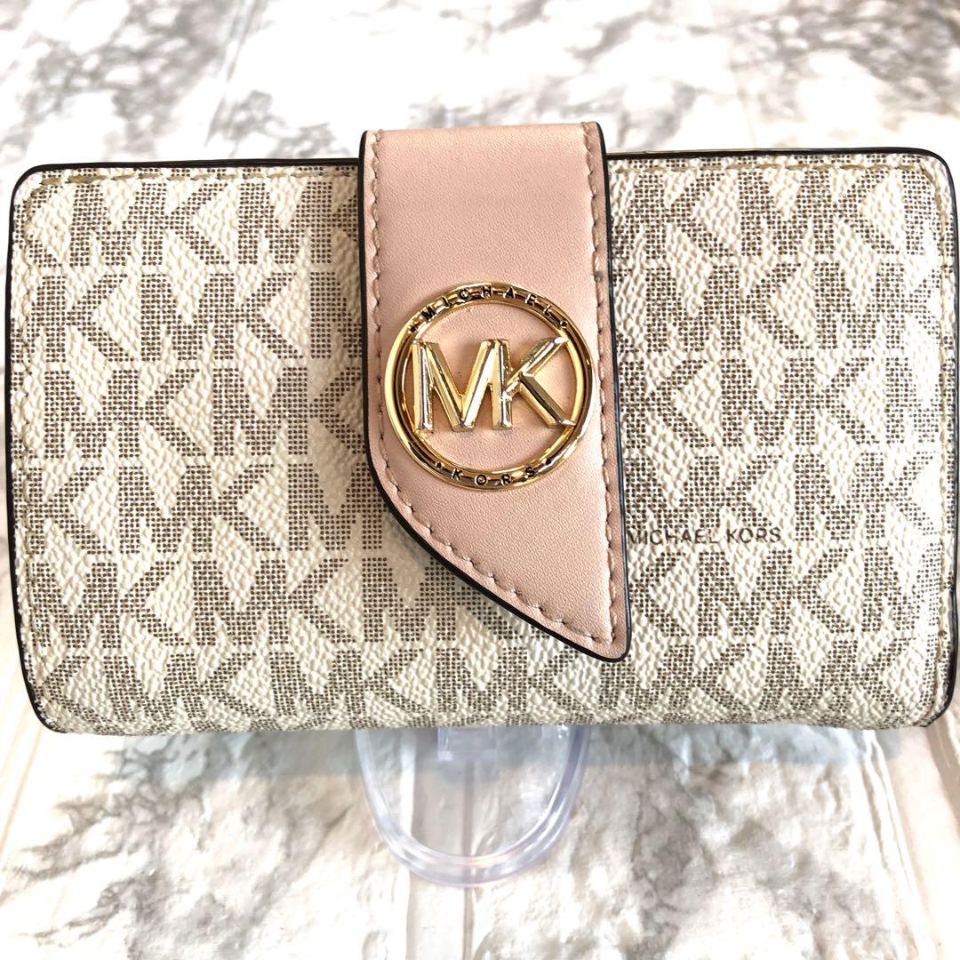 【未使用級】MICHAELKORS GREENWICH タブウォレットミディアム
