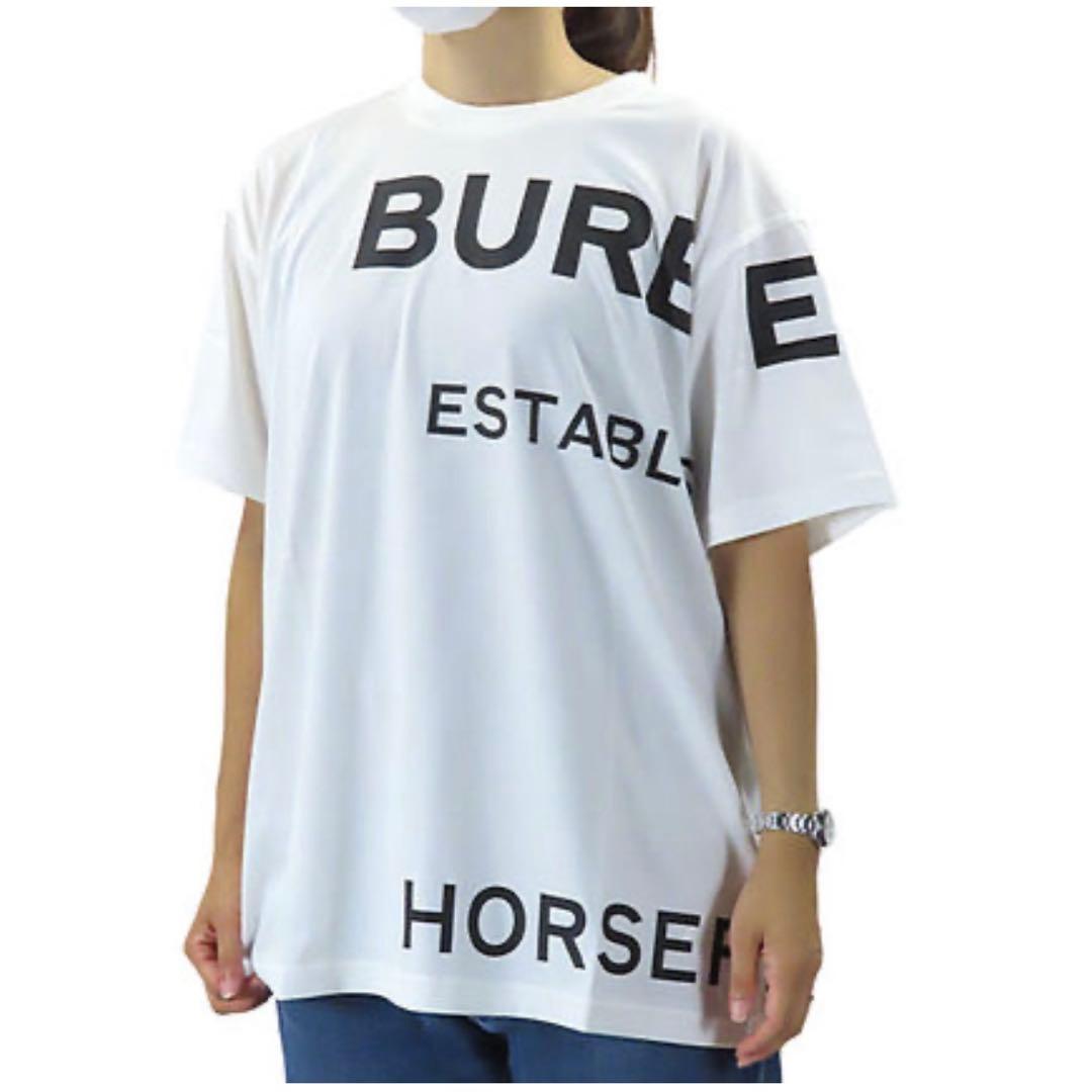 BURBERRY オーバーサイズ Tシャツ ホワイト