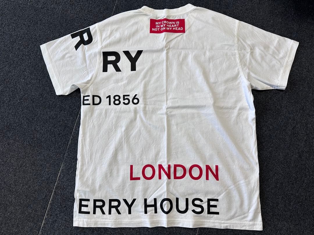 BURBERRY オーバーサイズ Tシャツ ホワイト