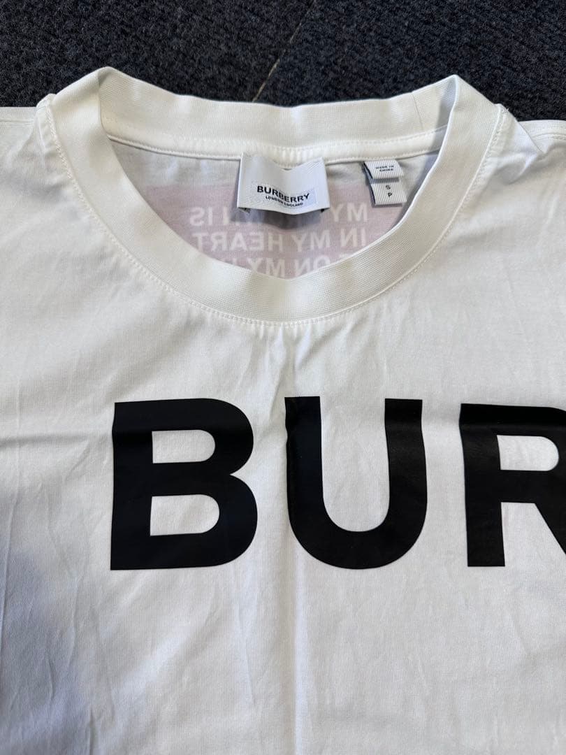BURBERRY オーバーサイズ Tシャツ ホワイト