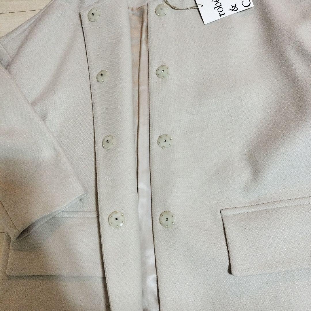 【みい】robélite & CO. ベージュ チェスターコート ウール