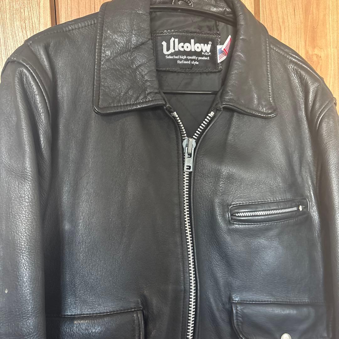 【美品・上質牛革】本革シングルライダースジャケット