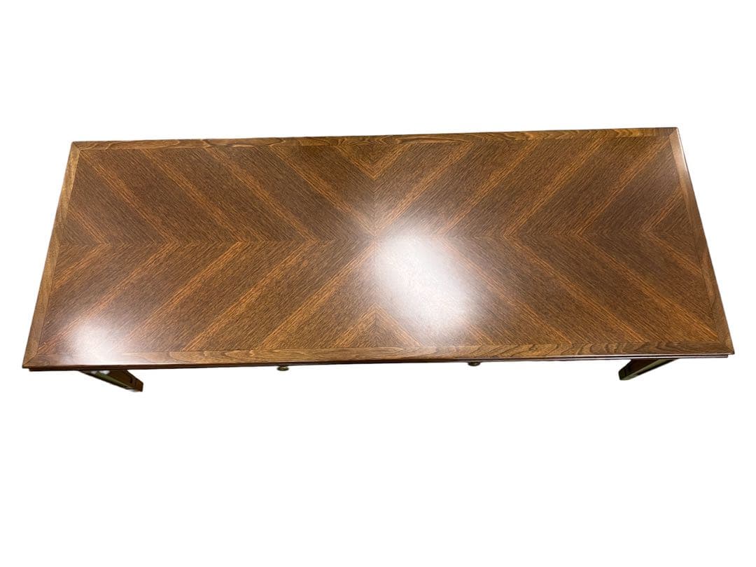 【最高級ライン】コスガ家具 New England 矢羽根貼り センターテーブル