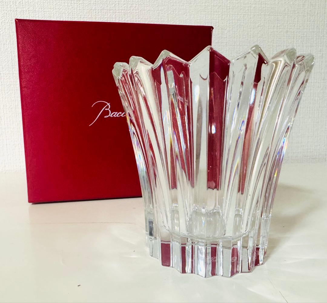 バカラ ミルニュイ フラワーベース 小物入れ Baccarat