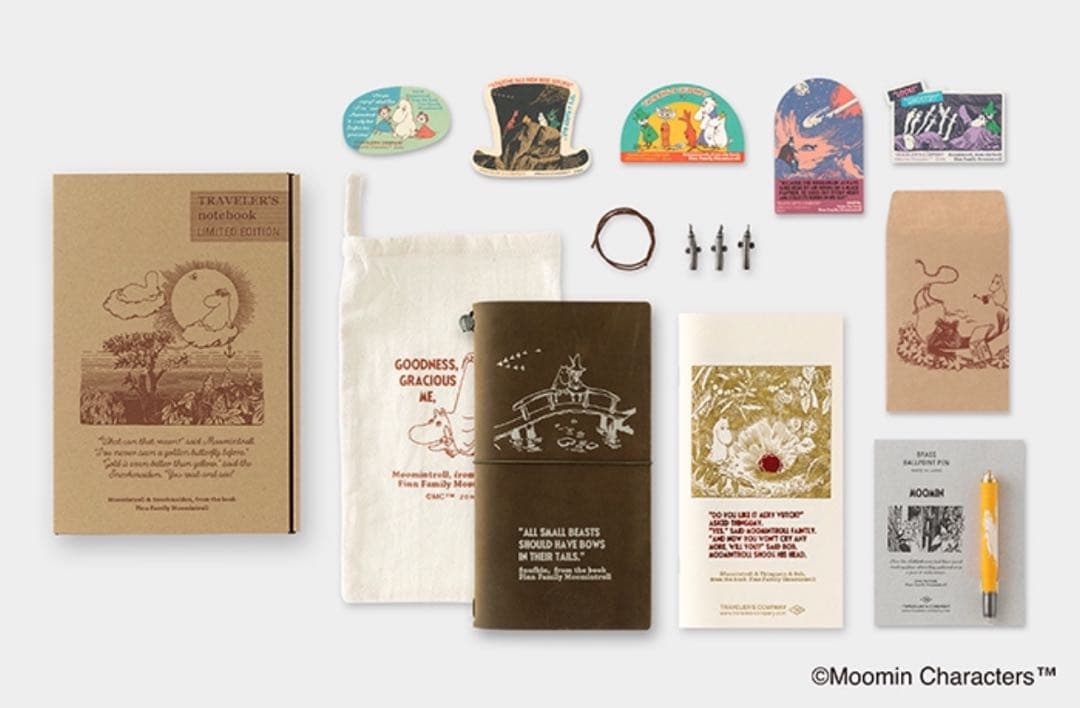 【新品未開封】　トラベラーズノート 限定セット MOOMIN ムーミン一家