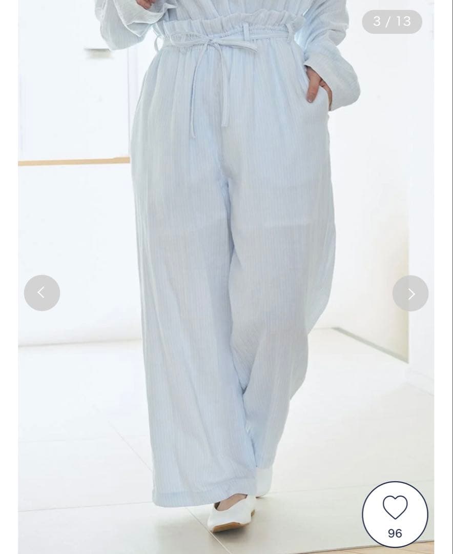 gelatopique ガーゼストライプ3点セット