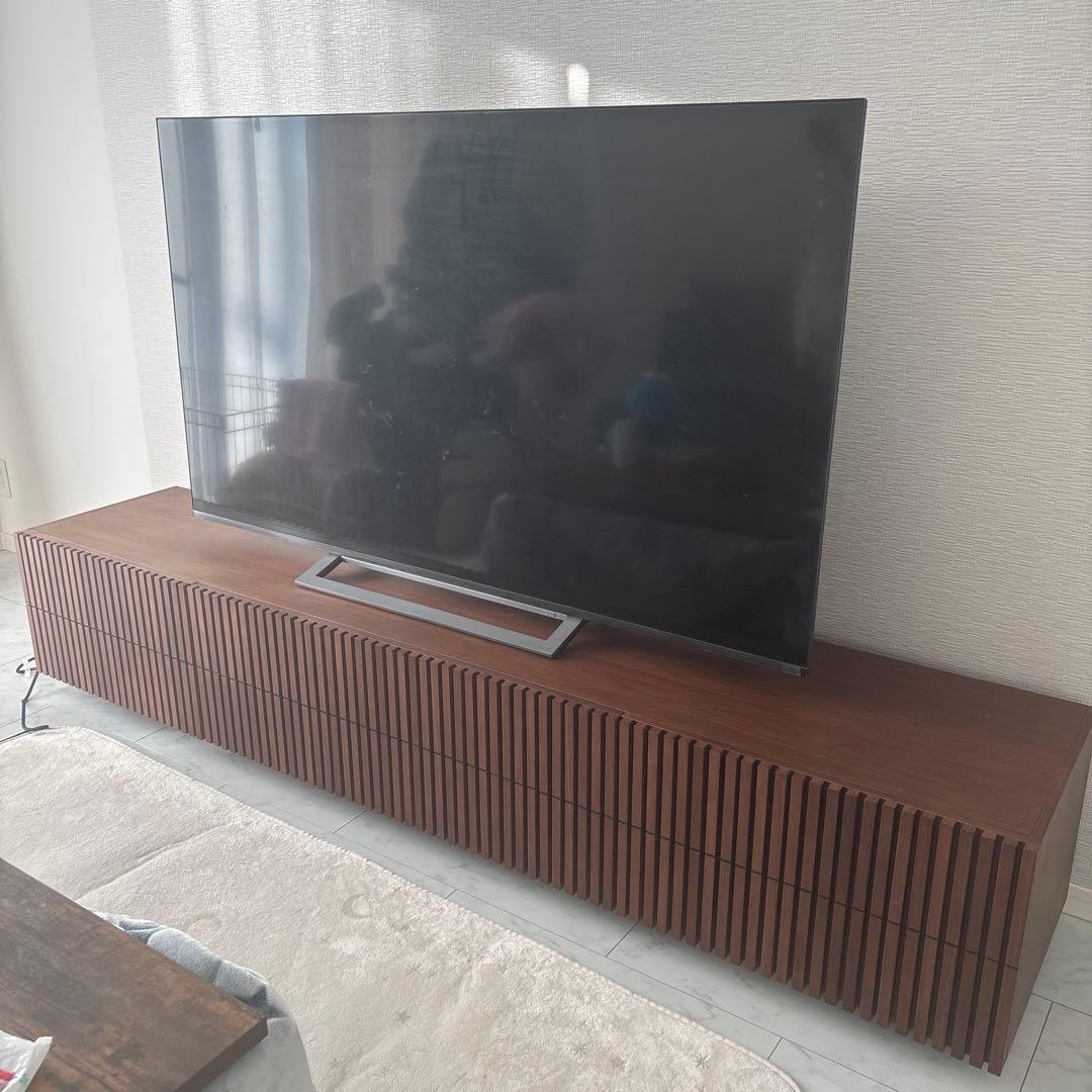 アルモニアダークブラウン スリットデザイン テレビ台