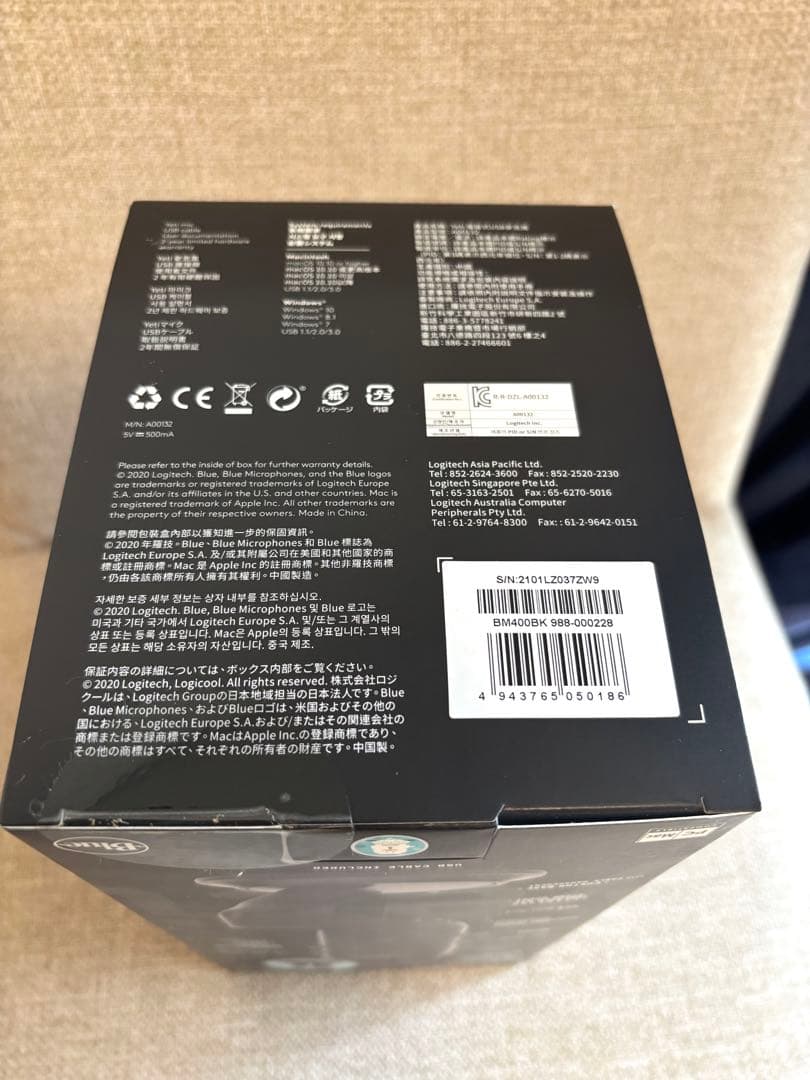 Logicool G Blue Yeti BM400BK コンデンサーマイク