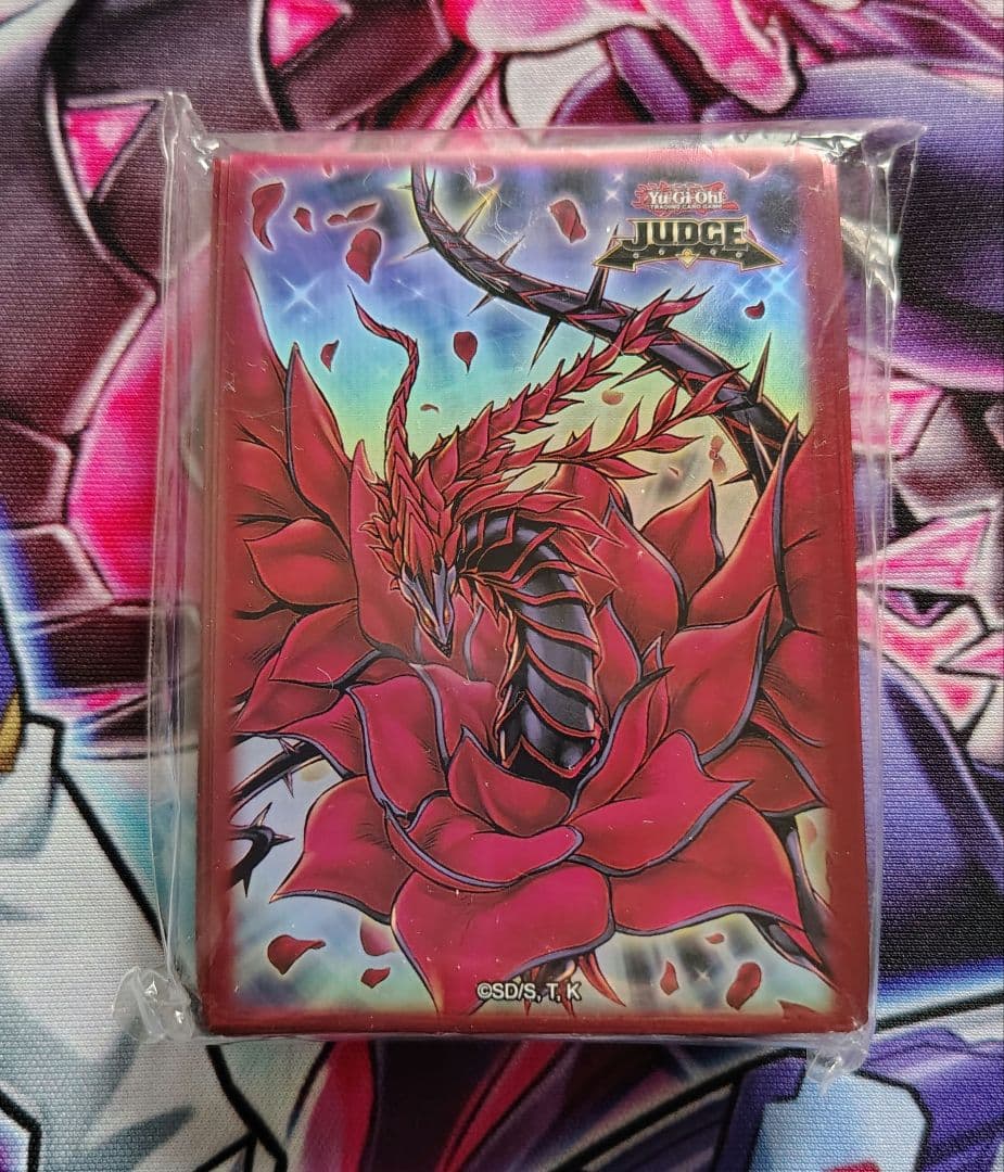 遊戯王 JUDGE ブラックローズドラゴン スリーブ 80枚 未開封