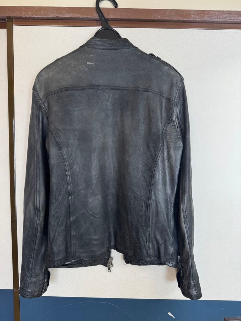 イサムカタヤマバックラッシュ　シングルライダースジャケット