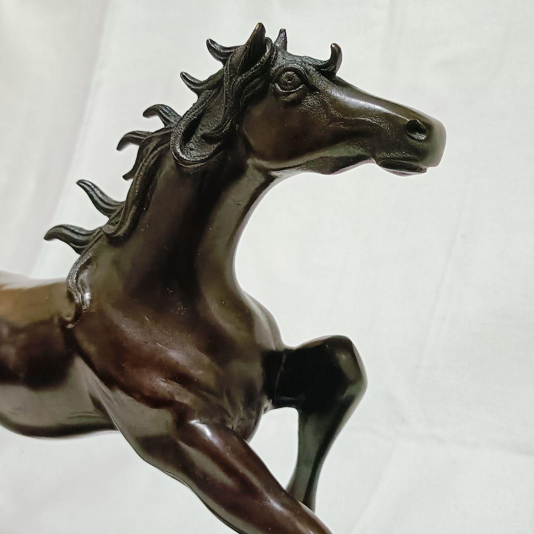 鋳銅製 村田宏 作「若駒」 馬の置物