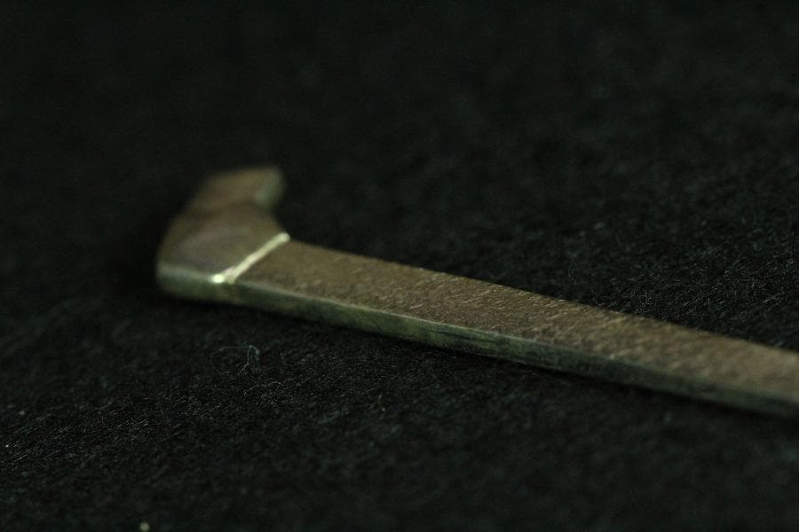 金谷五良三郎 南陵結び黒文字 銀製 スティック 重43g 共箱(K-XA805)