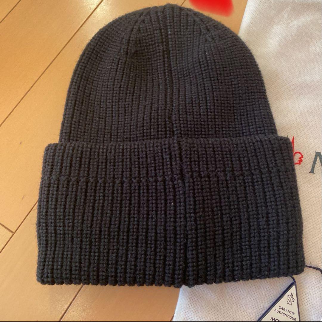 BERRETTO TRICOT ロゴワッペン ニットキャップ 帽子