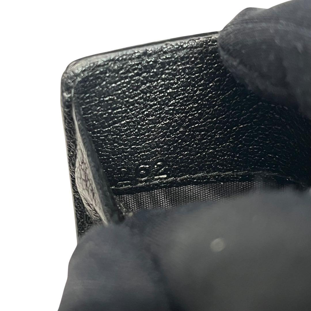 希少✨ミュウミュウ 三つ折り財布 リボン マドラス クリスタル ブラック