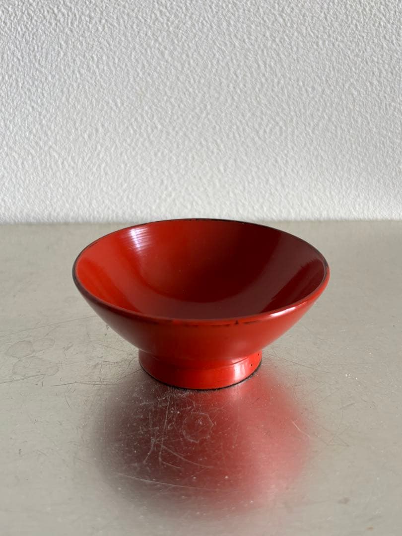 村瀬治兵衛　根来塗朱盃 酒器　漆　茶事　盃　杯