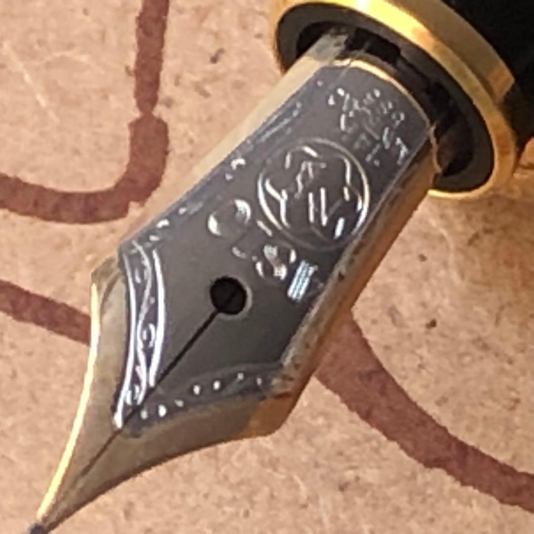 『良品』MONTBLANC モンブラン マイスター シュテュック 万年筆14K