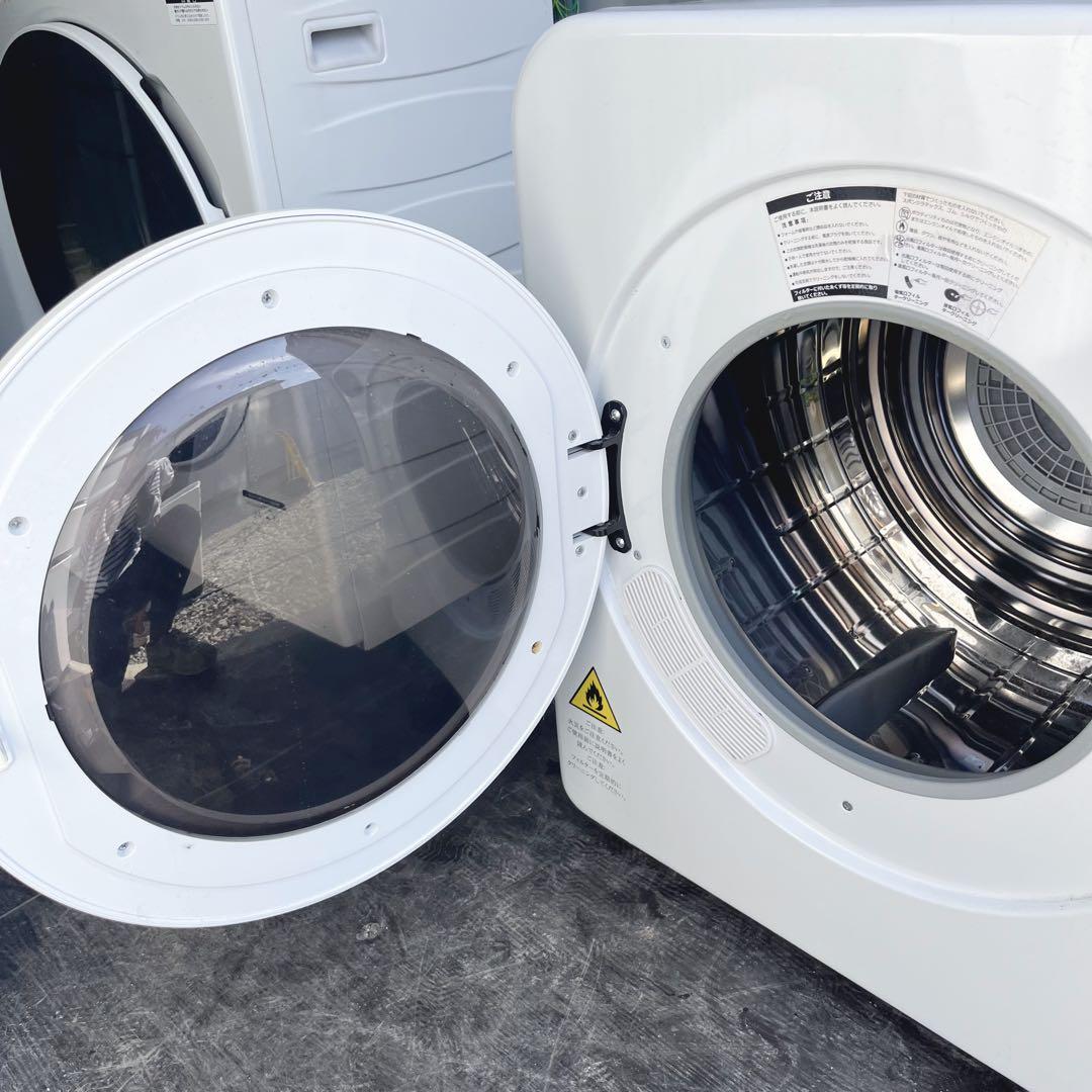 100送料無料！2022年製 工事不要6kgコンパクトサイズ衣類乾燥機！