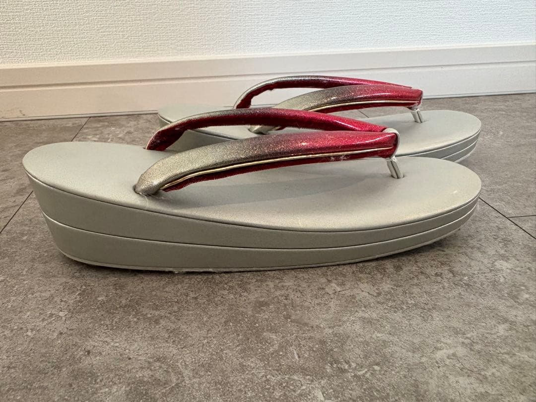 成人式に⭐︎和装用バッグと厚底草履セット