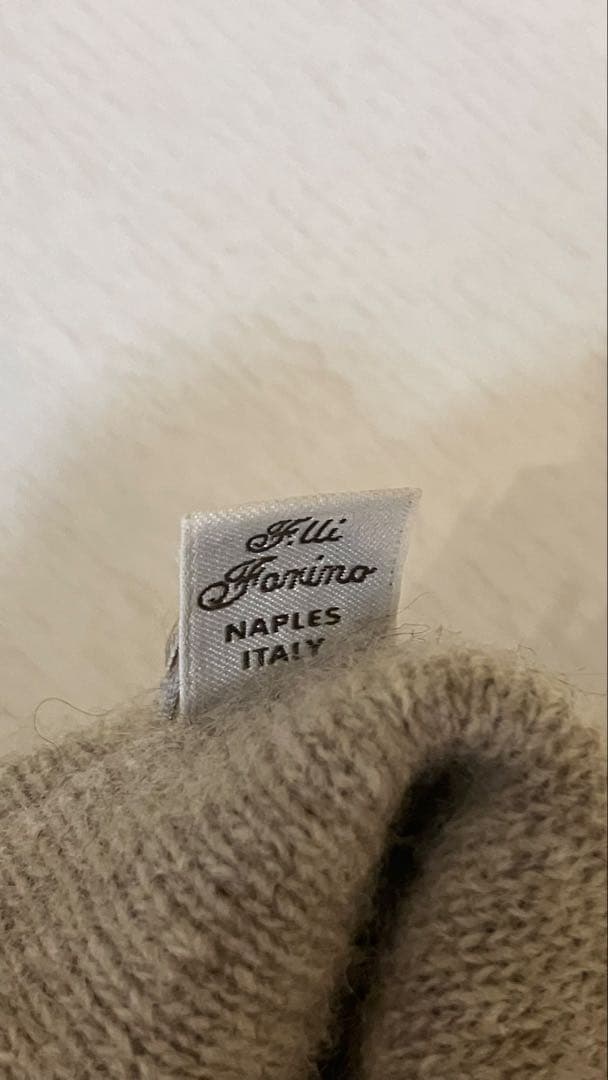 【高級ブランド】madova 本革レザー手袋　カシミア100% ブラウン 茶色