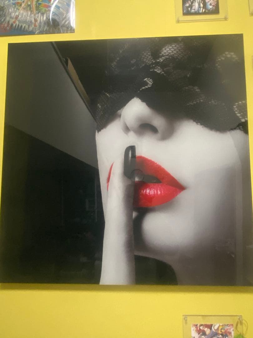 絵　中古品　アクリルアート（約　縦79.8cm×横79.8cm×厚さ3cm）