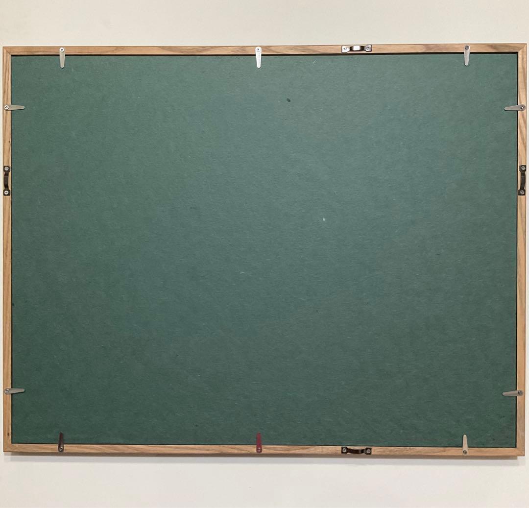 絵画・額縁・版画・織田 義郎・エッチング+手彩色・美術品・インテリア・雑貨