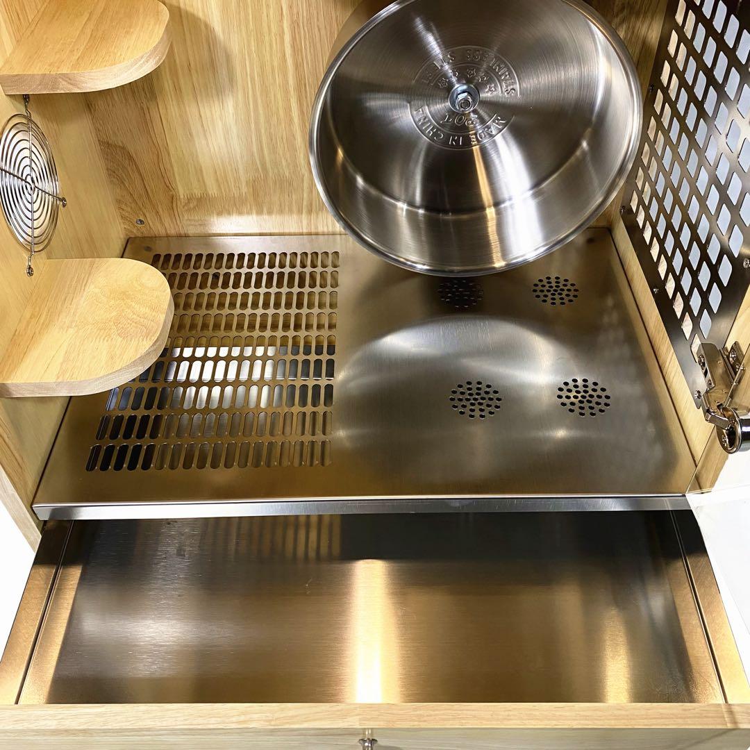 チンチラゲージセット 小動物飼育ケージ ゲージ 高級木製（オーク材） 120㎝