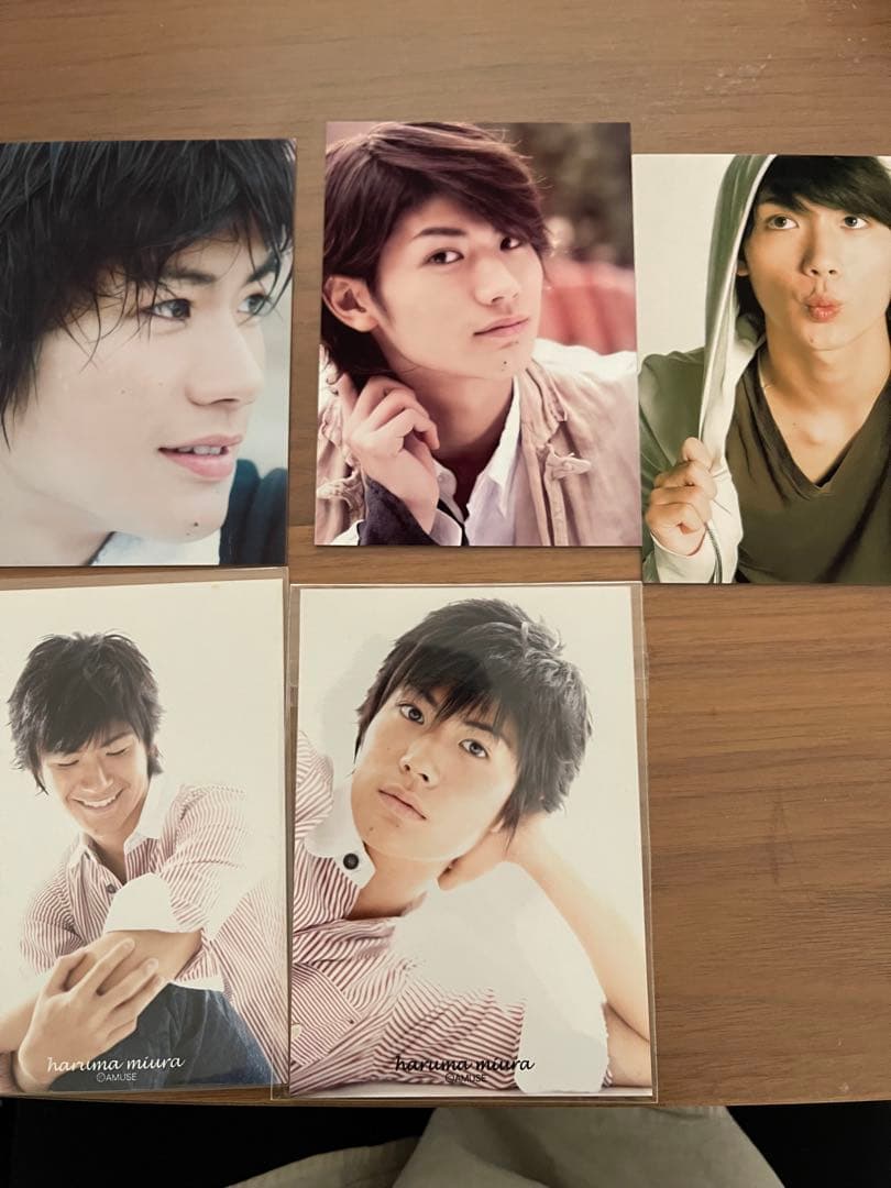 三浦春馬　公式ブロマイド　５点