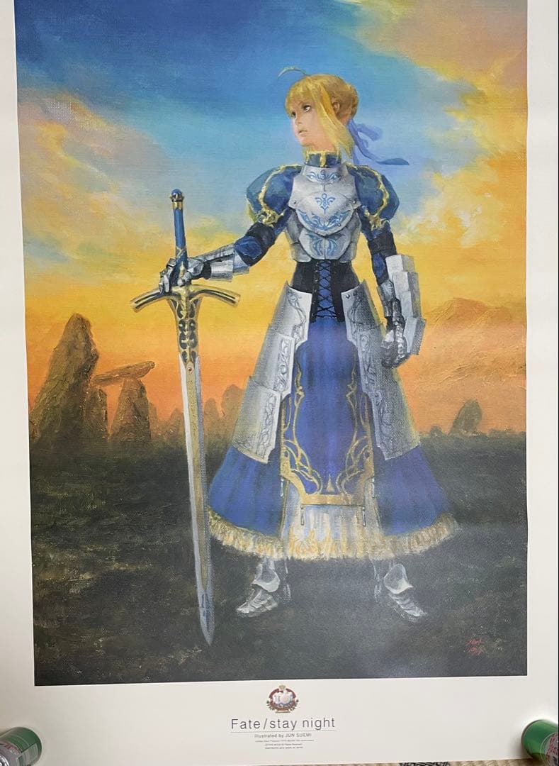 Fate セイバー　デカいポスターＢ1 (728×1030mm)