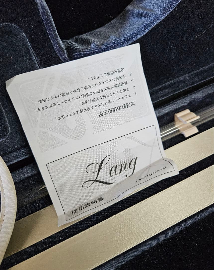 ラング Lang ヴァイオリンケース バイオリン 湿度計付き