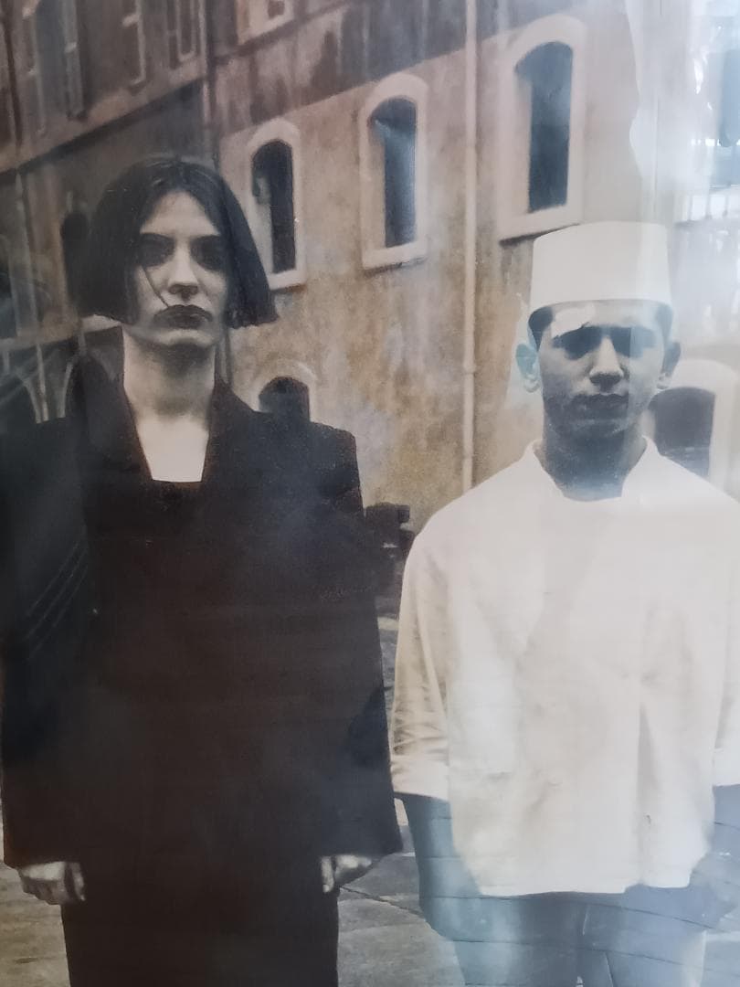 ★ヨウジヤマモトYOHJI・80'sコレクション大型モノクロ写真・フレーム付き