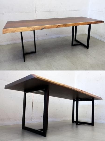 アトリエ木馬■一枚板■無垢材■ダイニングテーブル■最高級■210cm