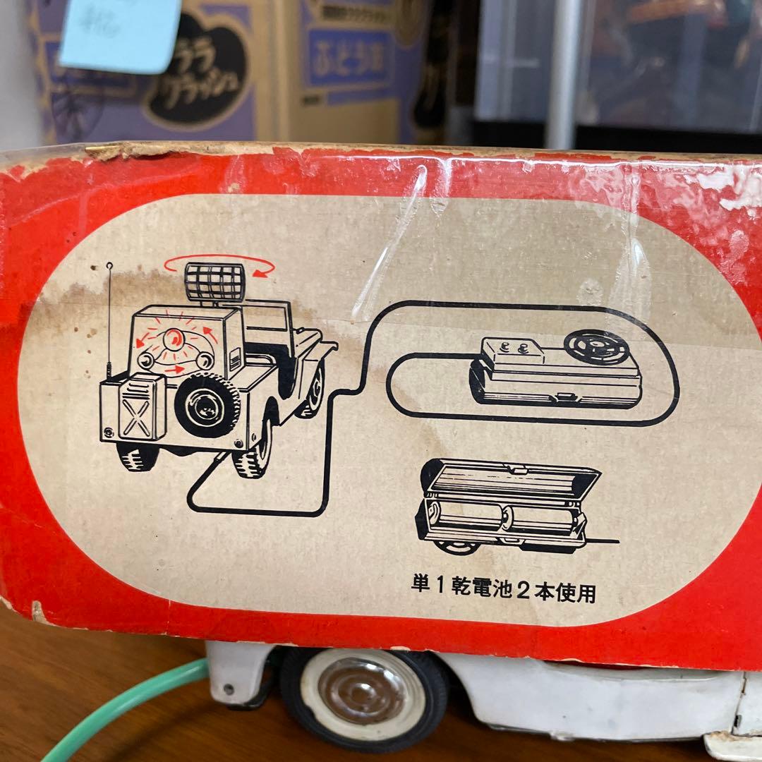 大特価！純正箱（レプリカ箱も付属）付きバンダイハンドルリモコンパトジープ