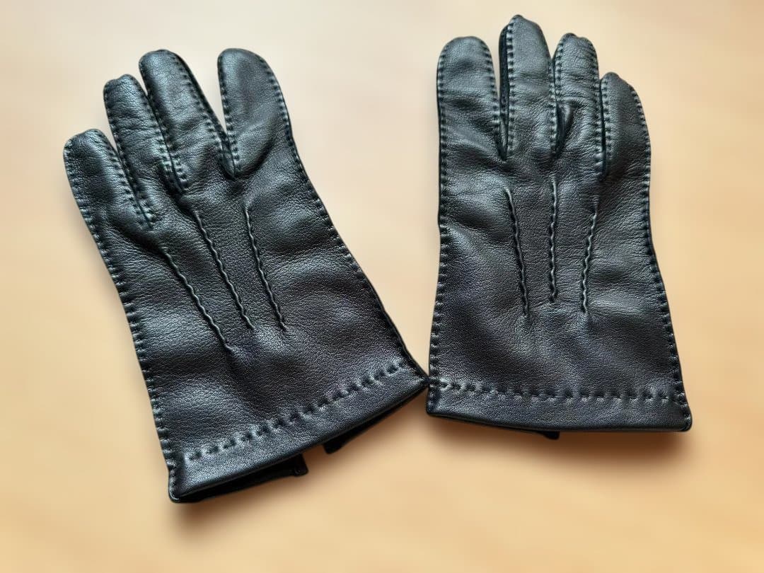 〈美品！〉DENTS レザー手袋 黒 サイズ８