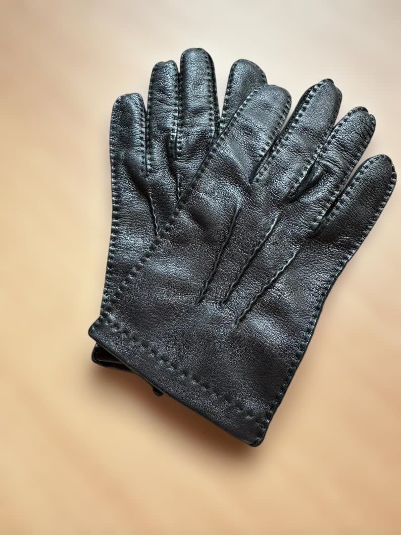 〈美品！〉DENTS レザー手袋 黒 サイズ８