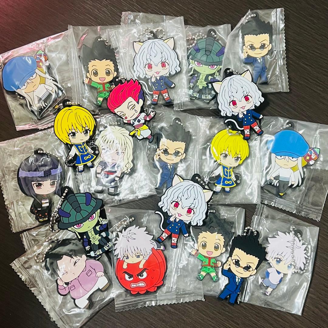 バラ売り可:HUNTER×HUNTER カプセルラバーマスコット20個