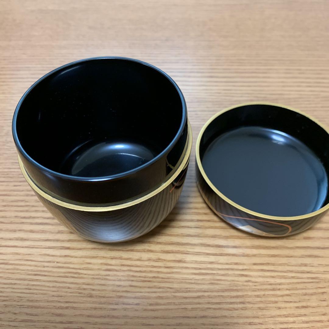 お値下げ　茶道具　輪島塗　若島孝雄作　大棗　鼓