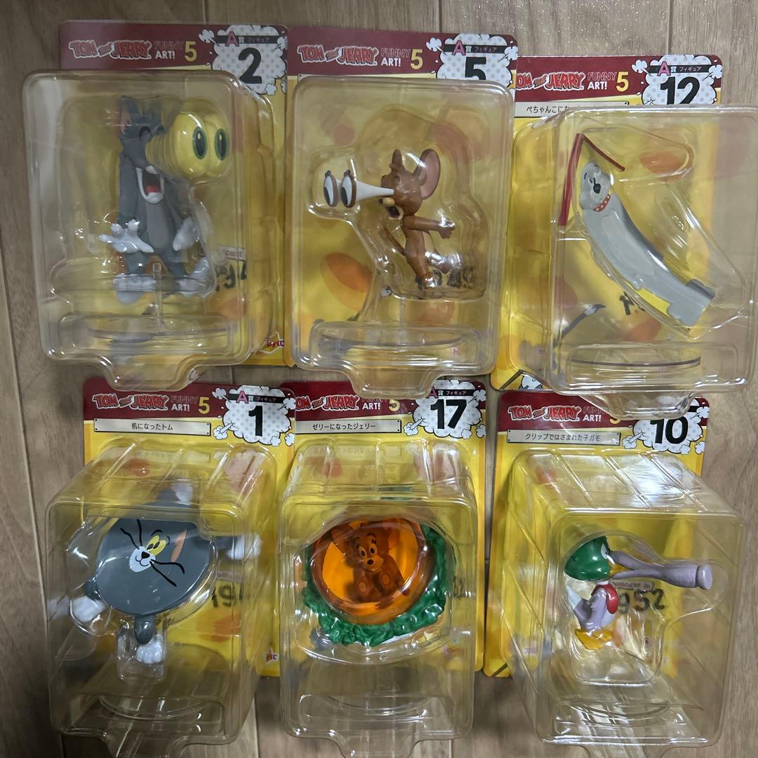 【トムとジェリー】Happyくじ　A賞フィギュア６点まとめ売り　おまけ付き