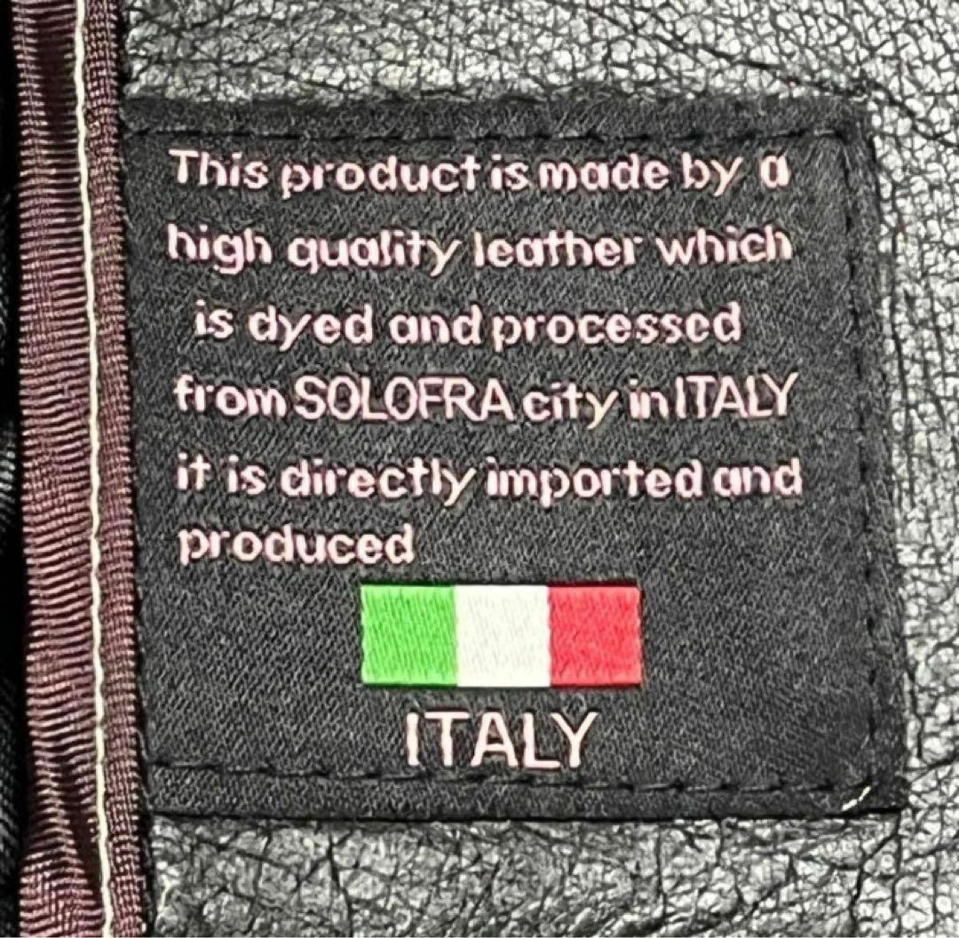 【希少　極美品】本革 テーラードジャケット　ビックシルエット　シングル　黒